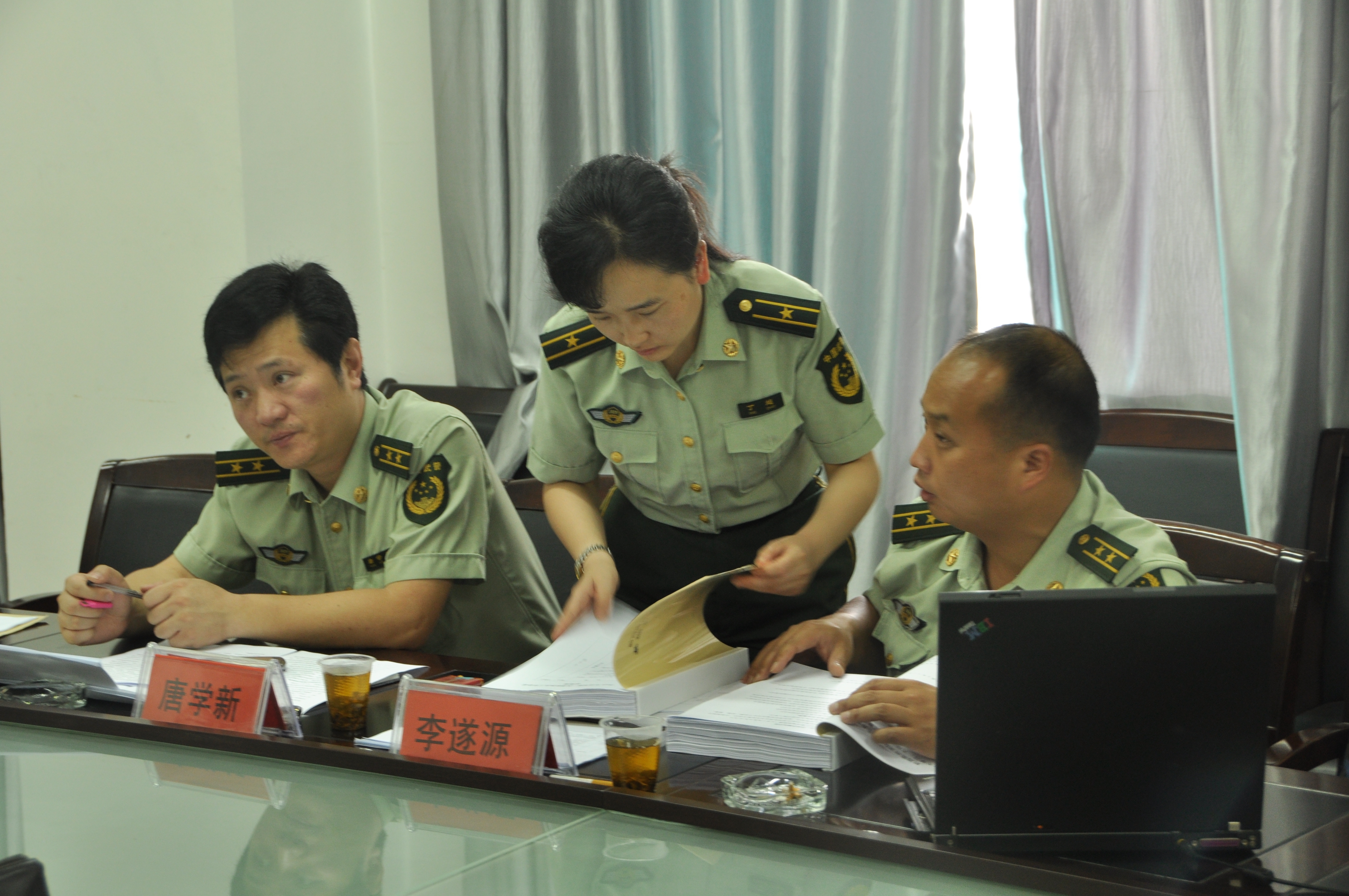 总队执法示范单位交叉考评组深入黔西南检查考核全州执法质量工作1.JPG
